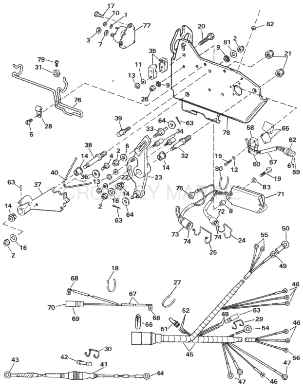 Wire Harness, Bracket & Solenoid