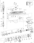 Lower Gearcase - Dual Prop