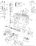 Lower Gearcase - Standard (R.H.) Rotation