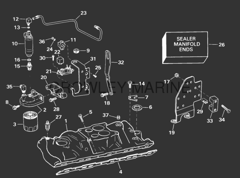 Intake Manifold & Fuel Pump -- 2v Models