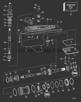 Lower Gearcase -- Dual Prop