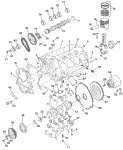 Crankcase - 5.0 Litre