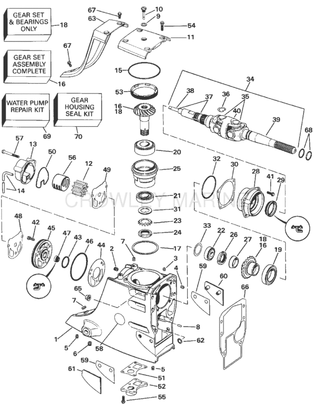 Upper Gear Housing