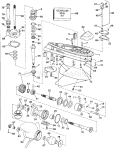 Lower Gearcase - Counter (L.H.) Rotation