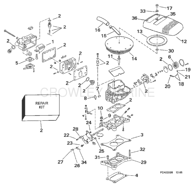 Carburetor - 2v Models