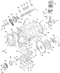 Crankcase - 5.8 Litre Crankcase - 5.8 Litre