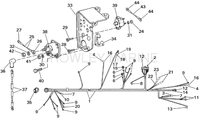 Engine Wire Harness & Bracket