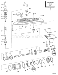 Lower Gearcase - Dual Prop