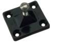 Convertible Top Deck Side Mount Hinge White 1-3/4"W 2"L 1/4"P SeaDog Line