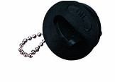 Flip Key Keyless Colored Deck Fill Flip Cap Waste Black SeaDog Line