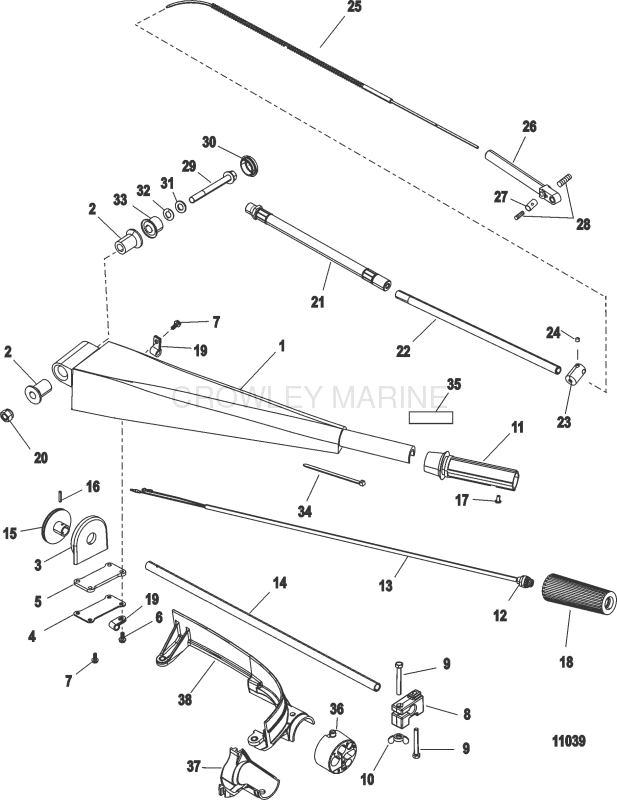 Steering Handle Kit 896648a02 image