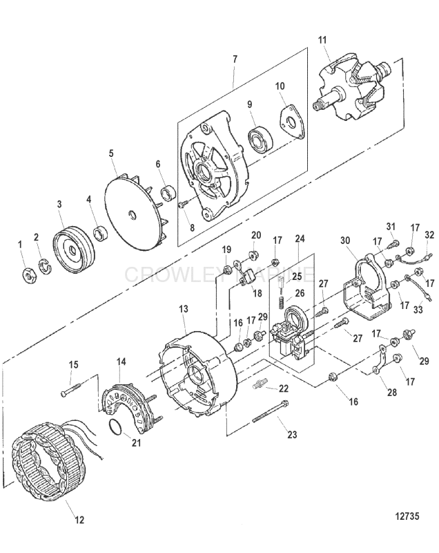 Alternator(Mando) image