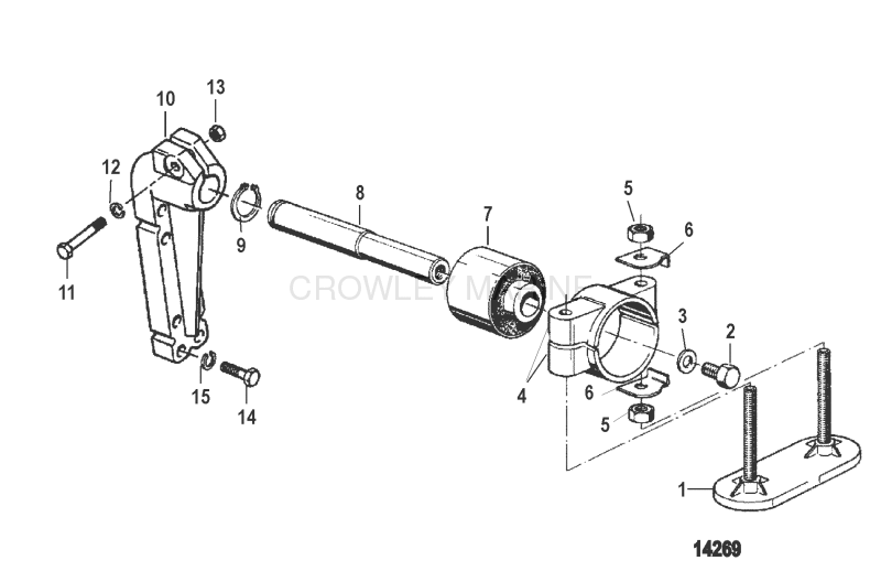 Transmission Mounting(Inboard) image