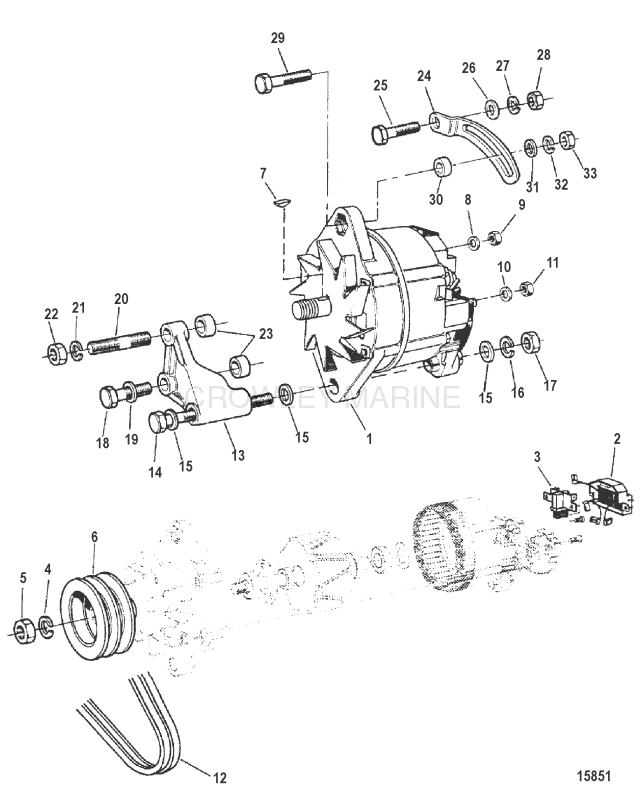 Alternator And Mounting Hardware(4.2l 200) image