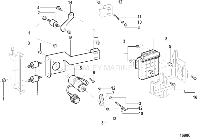 Control Unit And Bracket New Design For Ecm Location image