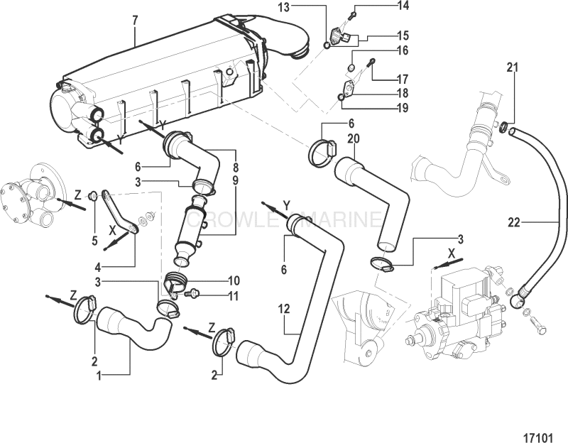 Seawater And Fuel Cooler Hoses image