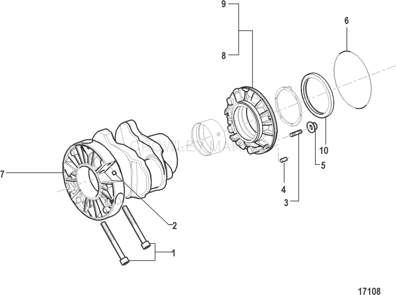 Rear Oil Seal And Bearing Carrier image