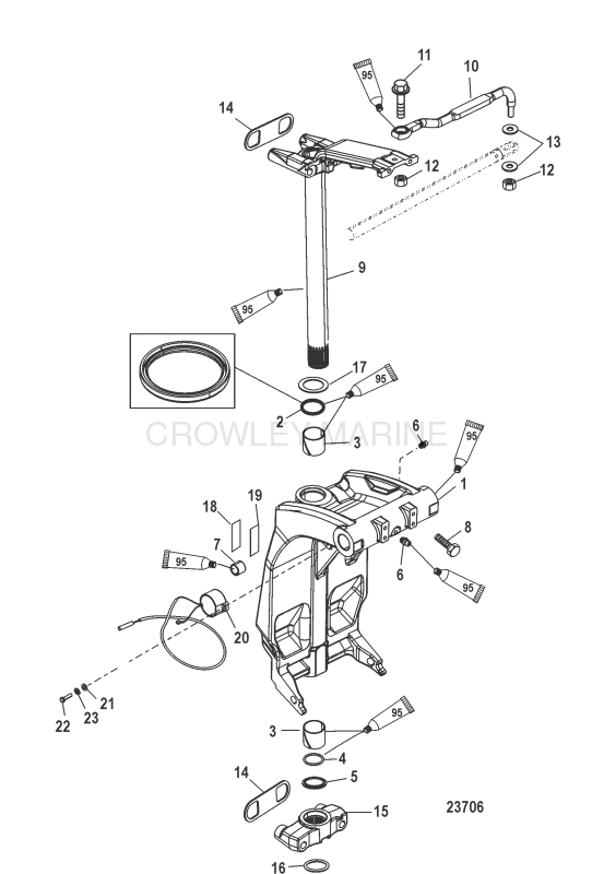 Swivel Bracket And Steering Arm image