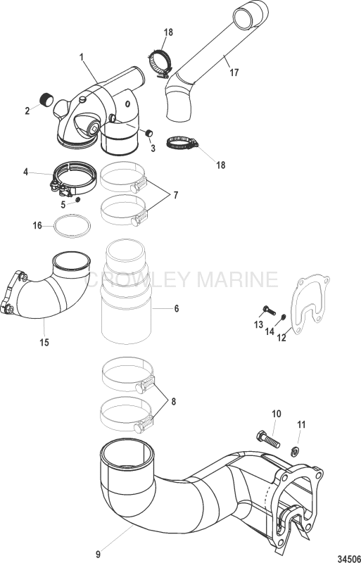 Exhaust Components Sterndrive image