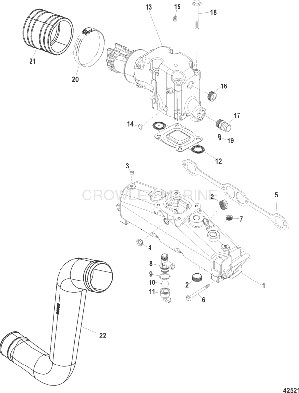 Exhaust Manifold Elbow And Pipes image