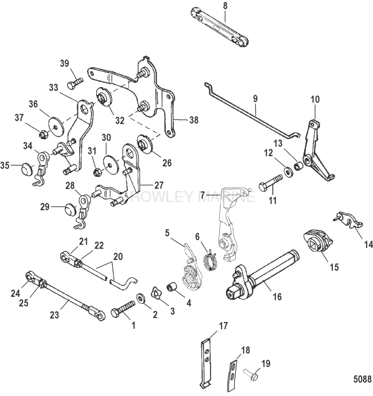 Throttle And Shift Linkage(Remote Control) image