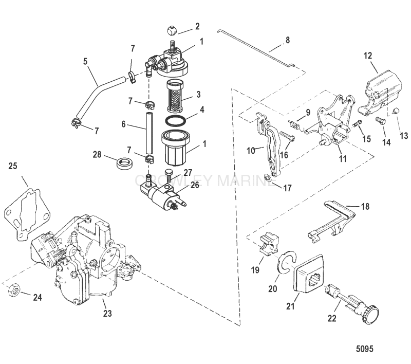 Fuel System Components(Usa 1b153167 Bel 0p365661 And Below) image