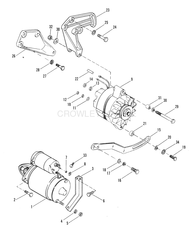 Starter Motor And Alternator image
