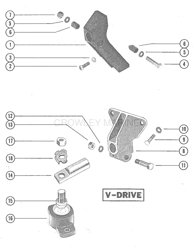 Transmission And Engine Mounting (V Drive) image