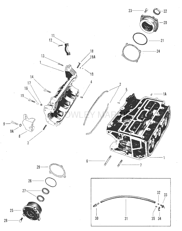 Cylinder Block And Crankcase Assembly image
