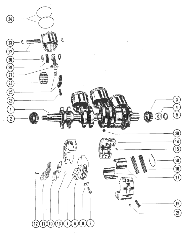 Crankshaft Piston And Connecting Rod image