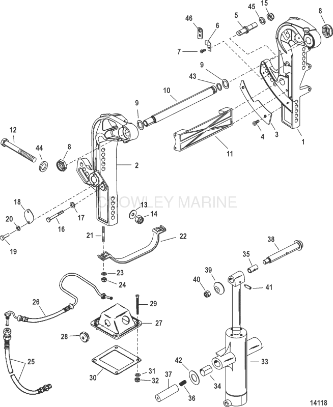 Transom Bracket(Heavy Duty) image