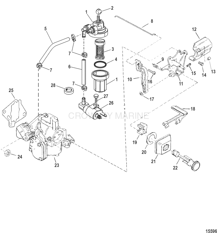 Fuel System Components(Usa 1b153168 Bel 0p365662 And Up) image