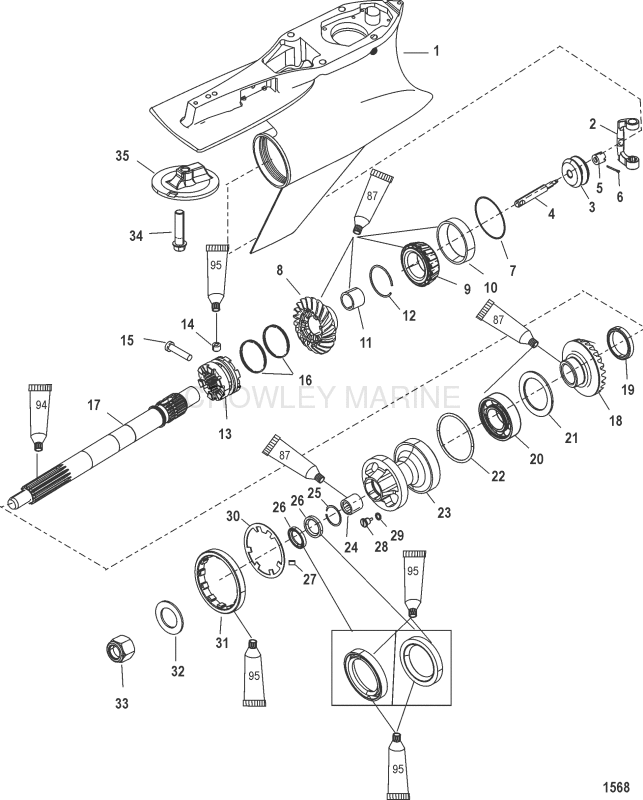 Gear Housing Propeller Shaft Standard Sportmaster image