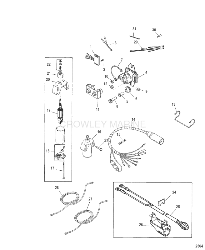 Electric Start Components image