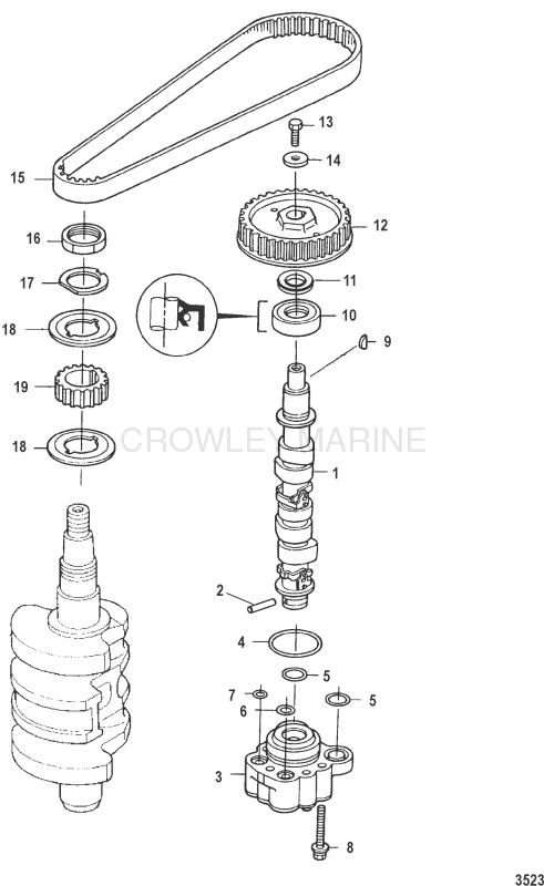 Camshaft And Oil Pump image