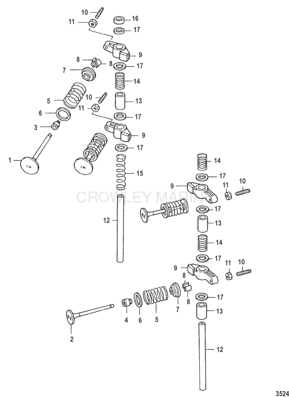 Intake Valve And Exhaust Valve image