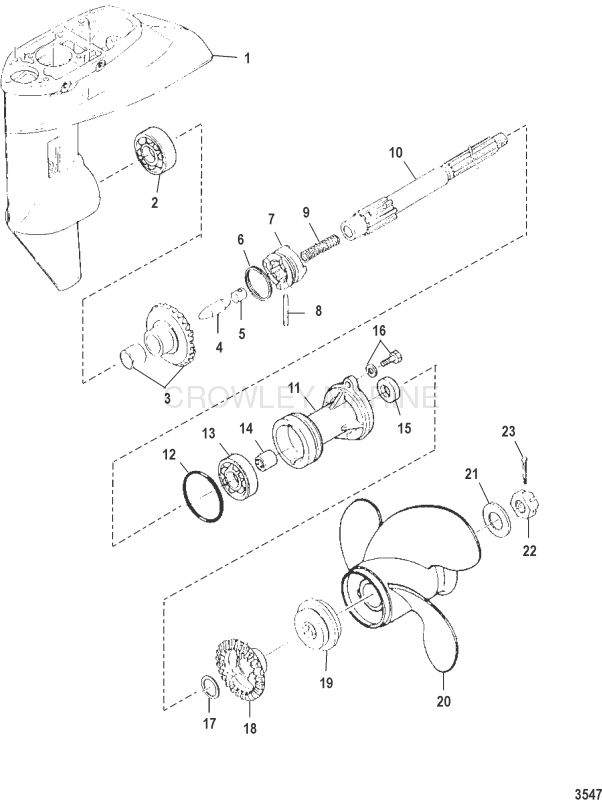 Gear Housing Propeller Shaft image