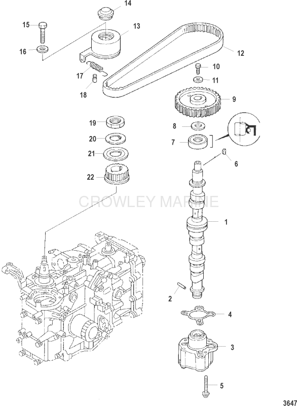 Camshaft And Oil Pump image