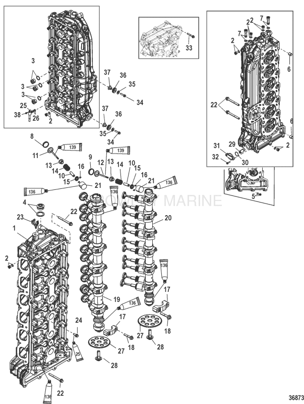 Cylinder Head And Camshaft image