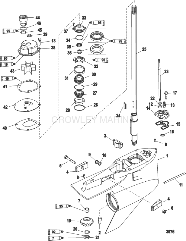 Gear Housing Drive Shaft (Torque Master) image