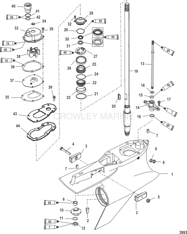 Gear Housing Drive Shaft (Sport Master) image