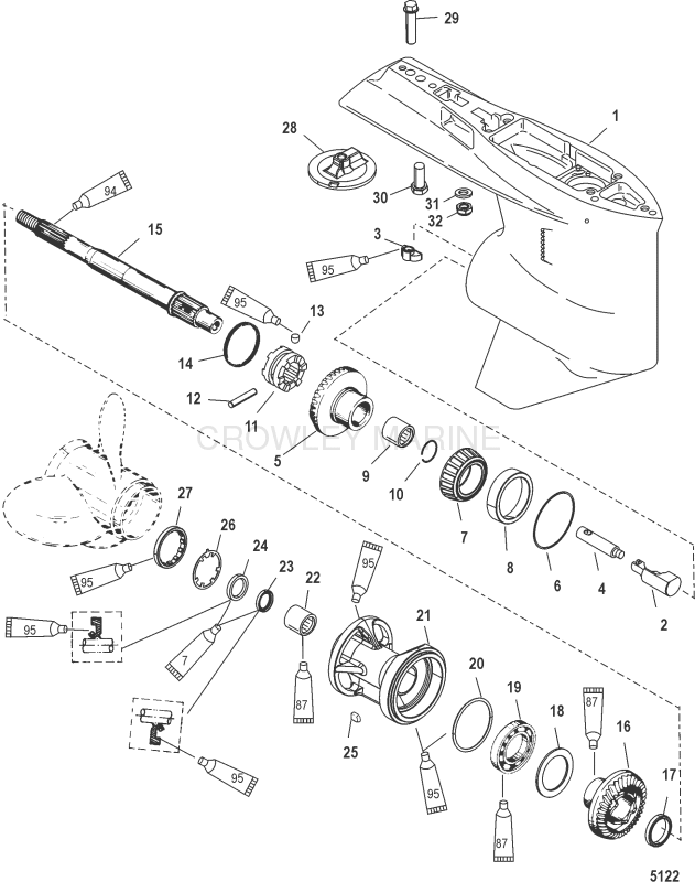 Gear Housing Propeller Shaft image