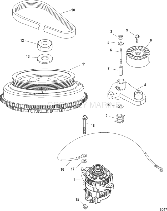 Flywheel Alternator image