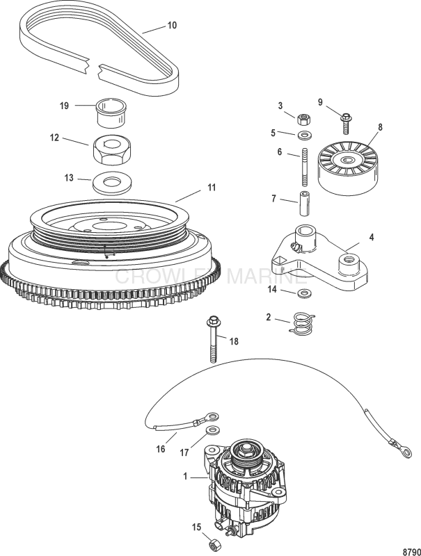 Flywheel Alternator image