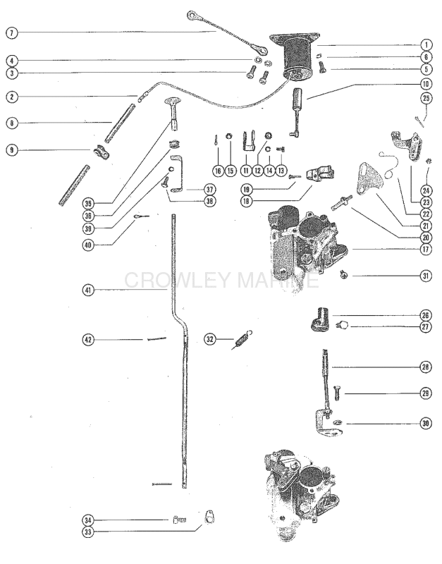 Carburetor Linkage And Choke Solenoid image