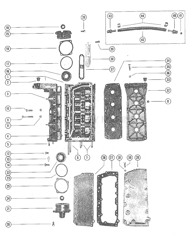 Cylinder Block And Crankcase Assembly image