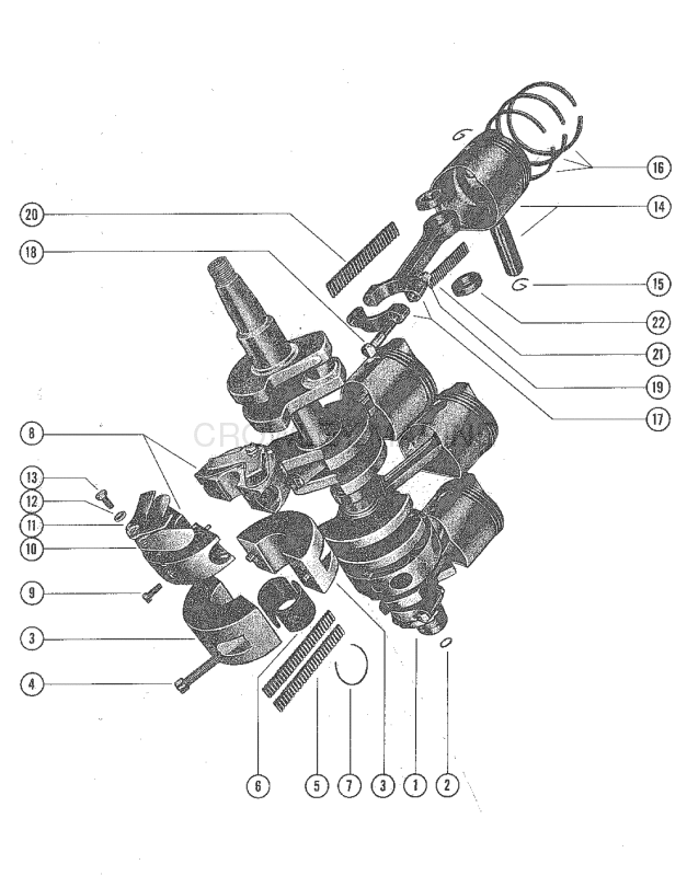 Crankshaft Piston And Connecting Rod image