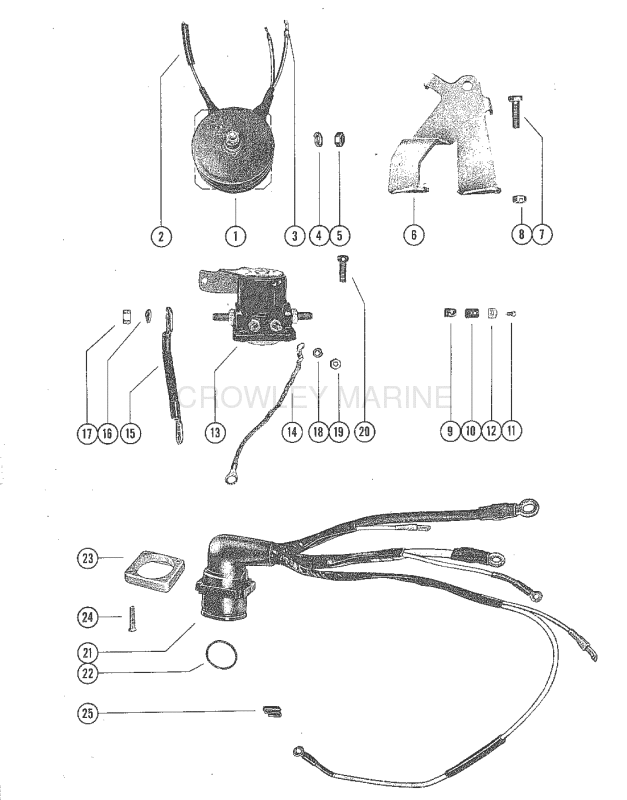 Rectifier Starter Solenoid And Wiring Harness image