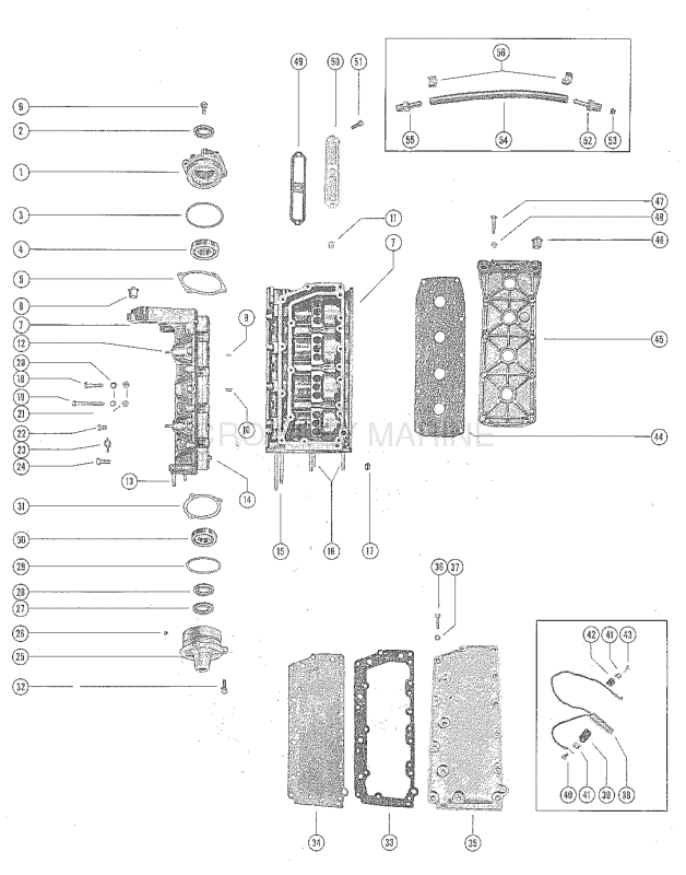 Cylinder Block And Crankcase Assembly image