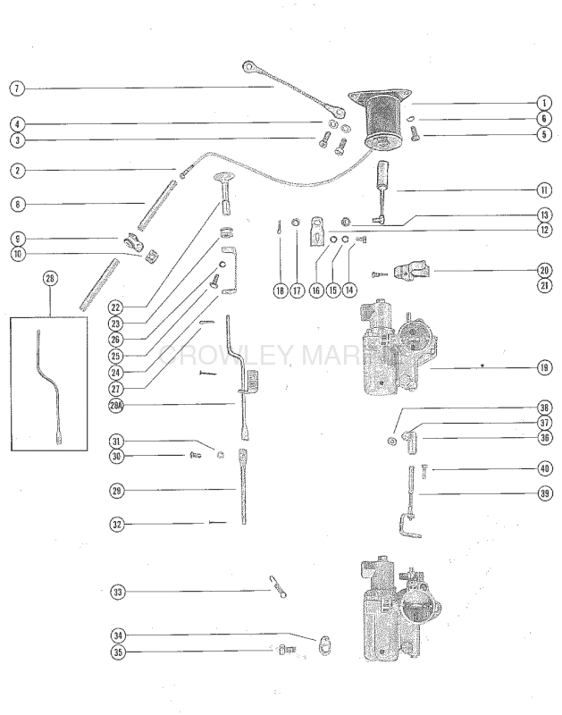 Carburetor Linkage And Choke Solenoid image